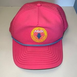 Neon pink Melin SnapBack water resistant hat